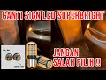 GANTI LAMPU SIGN LED SUPER BRIGHT DI ALL NEW PICANTO | No Hyperflash Bagaimana Hasilnya