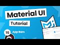 Material UI Tutorial #16 - App Bars