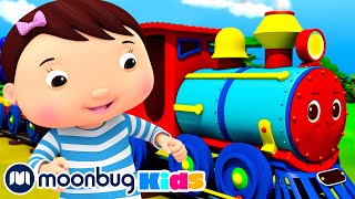 The Color Train KARAOKE! | Little Baby Bum Karaoke | Sing Along With Me! | Moonbug Kids Songs