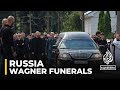 Private funeral held for Wagner chief Prigozhin in St Petersburg