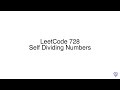 LeetCode 728: Self Dividing Numbers