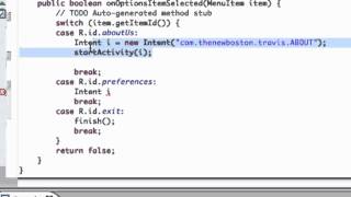 Android Developing Applications Tutorial 56 Creating a PreferenceActivity
