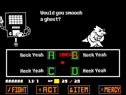 Undertale - Losing Mettaton's Quiz - YouTube