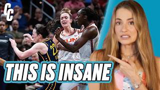 Sophie Cunningham ENFORCES For Caitlin Clark In WILD FIGHT vs Sun