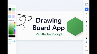 Drawing Board Web App | Canvas Drawing Tool Using JavaScript
