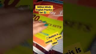 Million Minds English Practice sets 📚। Analysis in next video 👍#tgt #english #practiceset #shorts