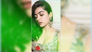 Cute 🥰 Rashmika Mandanna Status Fullscreen Whatsapp status Hindi song status Latest expression Queen