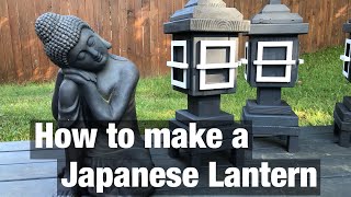 How to make a Japanese Lantern from wood