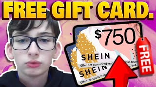 Free Shein Gift Card Codes 2026 ✅ How to get a FREE $750 Shein Gift Card (NEW METHOD)