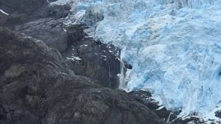 Aialik Glacier Loud Calving ! (Icebergs Falling - Ice Blocks) - Near Seward, AK