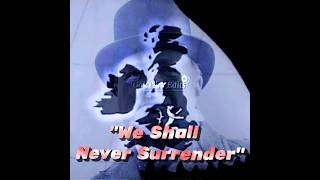 "We Shall Never Surrender!" #ww2 #britain #churchill #shorts
