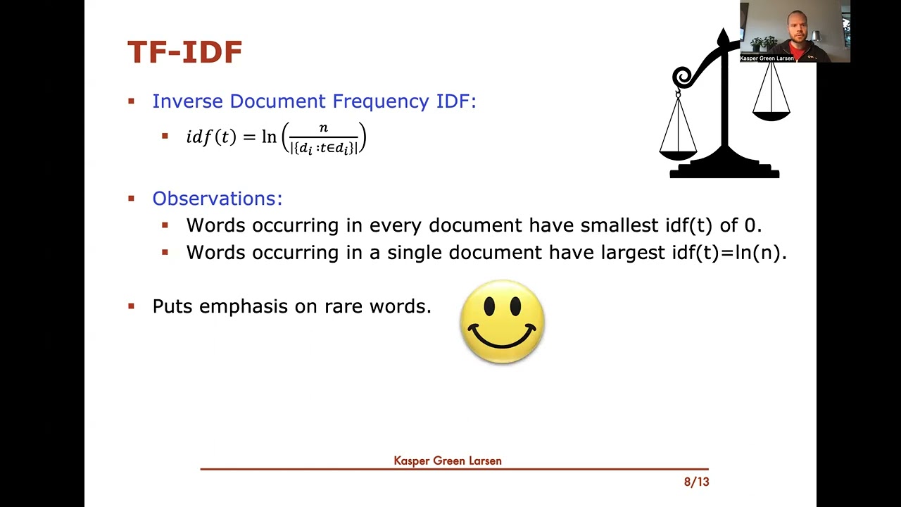 Machine Learning 49: Tf-idf, Term Frequency Inverse Document Frequency ...