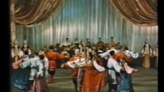 Russian folk  dance. СЕВЕРНЫЙ РУССКИЙ НАРОДНЫЙ ХОР. 1953г