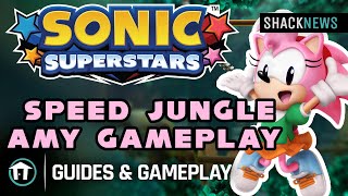 Sonic Superstars Story Mode - Speed Jungle - Amy Gameplay (4K No Commentary)