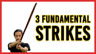 3 TYPES OF STRIKES: YOKOMEN, KESA, TSUKI