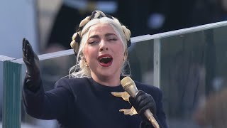 Lady Gaga sings national anthem at Joe Biden inauguration: full video