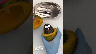 Operation on mango, birth of avocado #fruitsurgery #doodles #goodland #fruitart #asmr  #fruitcutting