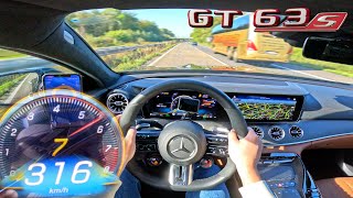 Mercedes AMG GT63 S E 843HP | 300KM/H+ on AUTOBAHN [NO SPEED LIMIT!]