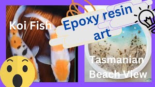 Epoxy Resin Craft - how to create resin art home decor