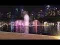 fountain Malaysia// klc twin towers // water show