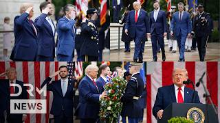 FULL MEMORIAL DAY CEREMONY: Trump, JD Vance & Pete Hegseth Honor Fallen Soldiers at Arlington | AQ1N