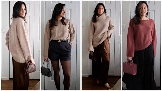 Elegant and COMFORTABLE Fall/Winter outfits with LilySilk