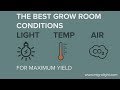 Best Grow Room Conditions For Maximum Yield - Light (PAR), Temperature and Air (CO2) Best Grow Room Conditions For Maximum Yield - Light (PAR), Temperature and Air (CO2)