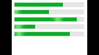 How to make progress bar with html5