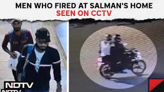 Salman Khan Attack News | On CCTV, Man On Bike Fires Shot Outside Salman Khan's