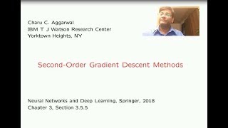 3.5 Second-Order Optimization in Neural Networks