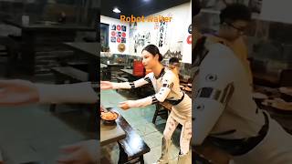 A Robotic Waiter Serves Food at a Chongqing Hotpot Restaurant in China! #tech#umierkidstv #model