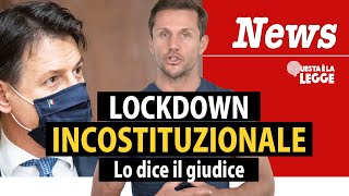 Lockdown incostituzionale: lo dice il giudice | avv. Angelo Greco