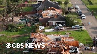 Tornado slams parts of Texas