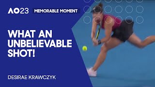 Desirae Krawczyk Hits a Ripper of a Shot | Australian Open 2023