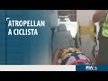 Patrulla de la CDMX atropella a un ciclista en la colonia Doctores