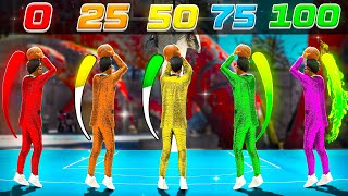 I Tested The BEST JUMPSHOT for EVERY 3PT RATING in NBA 2K24