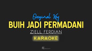 Ziell Ferdian - Buih Jadi Permadani (Karaoke Akustik Lirik)