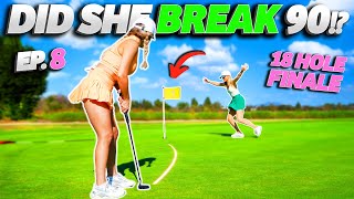 After 2 Months of Grinding… Can She Break 90? | Lauren’s Journey to Break 90 - FINALE | Claire Hogle