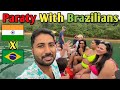 Brazilians K Sath Boat Party In Hindi #indianinbrazil