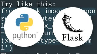 Python Flask, how to set content type