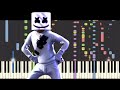 Marsh Walk - NPT Music Remix - Marshmello Fortnite Song - Piano Cover
