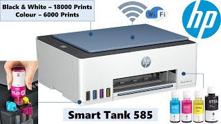 All New 2023 HP Smart Tank 585 Wi-Fi printer, Scanner, Copier - Unboxing, Installation, Review. #hp