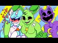 CatNap Loves CraftyCorn X Hoppy Hopscotch | Poppy Playtime Chapter 3┃Comic Dub