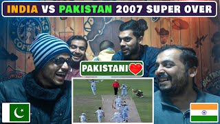 India Vs Pakistan T20 world cup 2007 super over win the match India HD By Pakistani Reaction