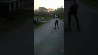 skating practice 😎#road #india #brother #shorts#short