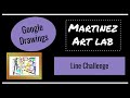 100 Line Challenge Art in Google Drawings