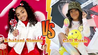 Cali Rush (The Rush Fam) VS Khalani Simon (Lani Love) Transformation 👑 New Stars From Baby To 2023