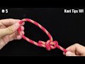 The three most commonly used knots in daily life@knottips101