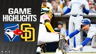 Blue Jays vs. Padres Game Highlights (4/19/24) | MLB Highlights
