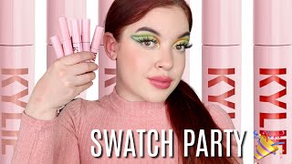 NEW Kylie Cosmetics Lip Shine Lacquers | SWATCH PARTY!